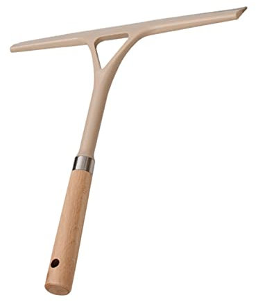 Healeved 1Stk Wischer Scheinwerferreiniger Bildschirmreiniger Vakuum Wandreiniger Fensterputzer floor cleaner bodenwase Glasreinigungswasserwerkzeug Werkzeug zum Fensterputzen Buche Khaki