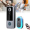 GuardianBell Pro, Smart WiFi Doorbell and Security Cam, Wire-Free 120° HD View, with Live View, Ip65 WaterproofLocal Recordings, Two-Way Audio for Home Security
