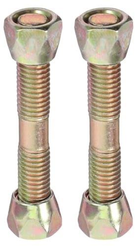 Gatuida 2pcs Spring Screws for Outdoor Hanging Baskets and Swing Chairs, Metal Basket Hanging Hook Hardware with Sleek Polished Finish, Versatile and Compact Accessories for Indoor