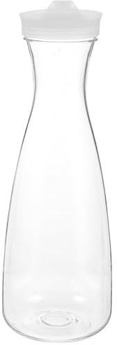 LALADEFIEE Jarra para Bebidas de 1500 Ml Resistente al Calor Recipiente para Almacenar Jugos y Agua Fría Jarra con Tapa para Restaurantes y Uso Doméstico Apta para Refrigerador y Té
