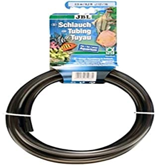 JBL 6108700 Wasserschlauch Ø9/12, Länge: 2,5 m, Geeignet für Aquarium, Teich und Aqua-Terrarium, Aquaschlauch, Grau