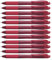 Pentel BL110-B Gel-Tintenroller EnerGel mit Druckmechanik 1,0 mm, 12 Stück