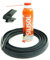 WDF-Service GmbH Fensterdichtung, Dichtungs-Set, Lippendichtung 135/140 (130/153), Schwarz, wasserfest, für Braas/Dörken-Atelier-Fenster (AF 86/BA/DA), passend für Braas Atelier-Fenster ab Bj.1986
