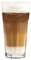 Latte Macchiato Glas 480ml Personalisiert - für Getränke wie Cappuccino, Kaffee-Latte und Co mit Gravur - Geschenk-Idee zum Geburtstag - Motiv 100 Prozent Kaffeegenuss
