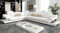 Bullhoff by Giovanni Capellini Sofa Couch Leder weiß L Form STUTTGART
