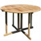 Klapptisch Savona rund Teak Massivholz Durchmesser 100 cm