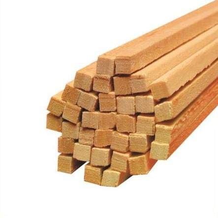 Zuckerwattestäbe Holz Vierkantstäbe für Zuckerwatte Ø 4 mm Länge 40 cm (1000)