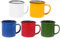 DOITOOL 5Pcs Tazas de Esmalte Nostalgia Taza de Esmalte Vintage Tazas de Bebidas Pequeñas Tazas de Vino (Color Aleatorio)