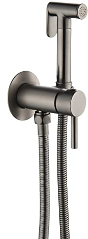 Handbrause Bidet Messing Bidet Armaturen WC-Bidet Bidet Sprühgerät Set bidet einsatz für toilette,Gun gray