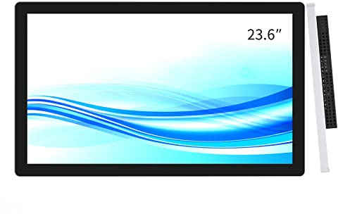 GreenTouch 23.6 Inch Aluminum Frame Wall Touch Screen LCD Monitor Open Frame LCD Display - HDMI/VGA/DVI-1920 * 1080 @60Hz