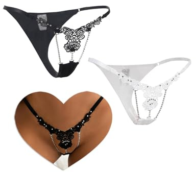 comeondear G-String Sexy Vita Bassa Lingerie Donna Mutandine Perizoma | Biancheria Intima Regolabili Taglie Forti Tanga Elastico Slip Brasiliana Thong