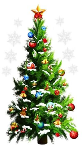 Naisicatar Pegatinas de ventana de Navidad 1pc 50x70cm Grandes PVC Autoadhesivo Árbol de navidad Pegatina de pared de estrella Extraño de copo de nieve Decisión decorativa para la oficina en el hogar