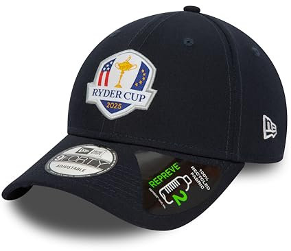 New Era 9Forty Baseballkappe für Herren, Repreve Ryder Cup Golf, Marineblau