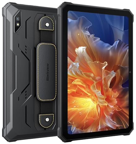 Blackview Active 8 - Tablette Robuste - Écran 10,36 - Réseau 4G - Double Sim - 6 Go RAM + 128 Go ROM - Unisoc T616 - Charge Rapide - Caméras 16MP + 13MP - Noir