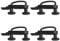 Pesfehhy Roof Box U-Bolt Clips Roof Rack U-Brackets Luggage Accessory Kit Automotive