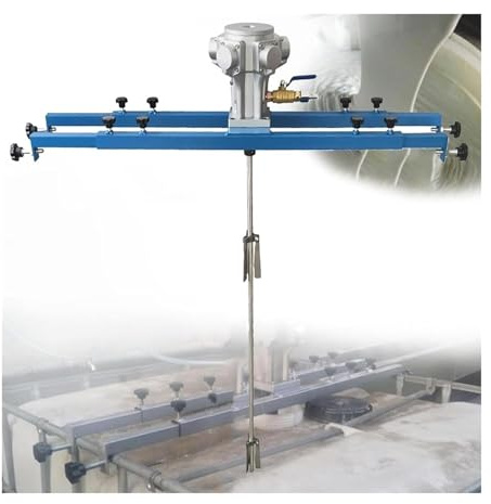 FXLUHAY Luftrührwerk, Farbrührmaschine, pneumatischer Farbmischer, Halterung Luftrührwerke, Farbmischausrüstung für Tintenlöser Rührwerk