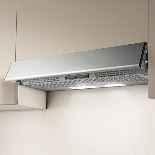 Elica T ST GR/F/90 Cappa da Cucina Argento Sottopensile 90 cm 2 Velocità 125 mc/h 59 decibels