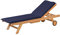 Liegenauflage Auflage für Sonnenliege blau Navy Premium Made in Germany