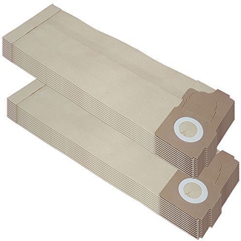 20 sacs d'aspirateur pour Kärcher : CV 36/2, CV 46/2, CW 100/CW100, CW 50/CW50