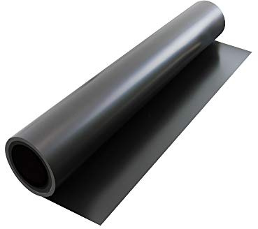 FerroFlex® 620mm Wide Black Flexible Ferrous Sheet for Walls, Office, Home and Creating Instant Surfaces Magnets Will Attract To - 1 Metre Length
