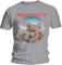 Official Iron Maiden Trooper Vintage Circle T-Shirt Book of Souls Transylvania Eddie Grey