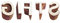 Arty Crafty Holzdruck Traditionell Gifts Alphabet Designs Blöcke Stempel (Set von 5)