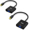 BENFEI Adattatore Mini DisplayPort a VGA, Mini DP a VGA (Compatibile con Thunderbolt) Adattatore 2 pezzi Maschio a Femmina per ThinkPad SurfacePro PC