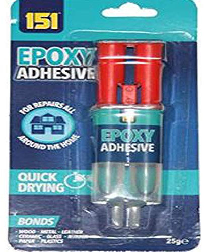 Epoxy Adhesive Twin Syringe Epoxy Glue Bonds Wood Metal Leather Plastic Glass 25g