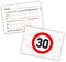 itenga 12 x Postkarte Einladung Verkehrszeichen 30 30. Geburtstag Party DIN A6