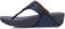 Fitflop Damen LULU Crystal Toe-Post Sandalen, Midnight Navy, 42 EU