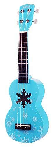Mahalo-Ukulele MD1SNBU Sopran mit Schneeflocken-Glanzoberfläche