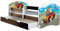 ACMA Kinderbett Jugendbett mit Einer Schublade und Matratze Wenge mit Rausfallschutz Lattenrost II 140x70 160x80 180x80 (03 Racing Car, 180x80 + Bettkasten)
