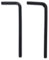 Musiclily Basic 1/8 Stahl Gitarren Innensechskantschlüssel für USA Standard Fender Truss Rod Einstellung, Schwarz (2er Set)
