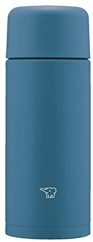 Zojirushi SM-MA25-AM Water Bottle, Seamless Stopper, Small Capacity, 8.5 fl oz (250 ml), Screw, Stainless Steel Mug, Midnight Navy, Integrated Washer and Washer, Easy to Clean, 2 Pieces Only