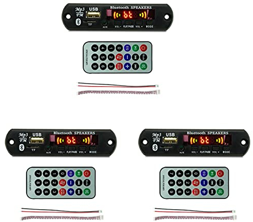 shanpu 3X USB MP3 Modul Bluetooth 12V MP3 WMA Decoder Board Audio Modul FM AUX USB TF Radio für Auto Remote Musik Lautsprecher