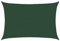 vidaXL Voile d'Ombrage Protection Voile Solaire Voile de Parasol Anti UV Jardin Patio Terrasse Balcon Extérieur 160 g/m² Vert Foncé 5x7 m PEHD