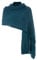 Embouro 100% Kaschmir Pashmina Schal für Frauen, gestrickter Schal aus reinem Kaschmir für den Winter (Grün Blau)