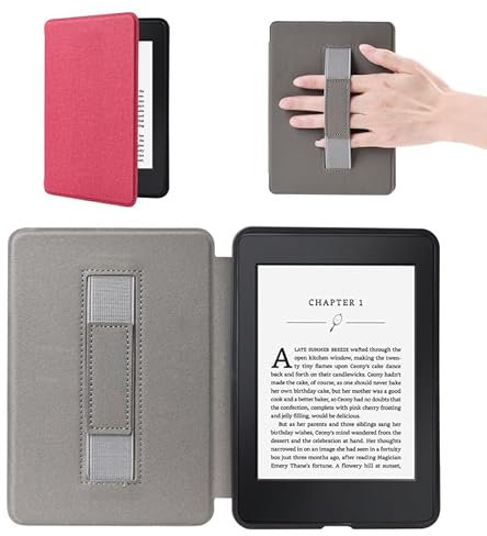Étui Kindle 11e génération 2022 avec étui Magnétique pour Liseuse Kindle 6 , Étui Légers pour Enfants avec Fonction Veille/Réveil Automatique et Dragonne Smart Cover