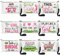 R HORSE Lot de 9 trousses de maquillage de golf - Cadeaux inspirants pour femmes et filles - Trousse de toilette en toile - Accessoires de Noël et d'anniversaire pour les amateurs de golf