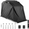VEVOR Motorradabdeckung L Größe 340 x 137 x 190cm Shelter Storage Wasserdicht 22 mm, Hochleistungs Motorrad Shelter 600D Polyester Oxford-Gewebe, Allwetterschutz Motorradabdeckung mit Tragetasche