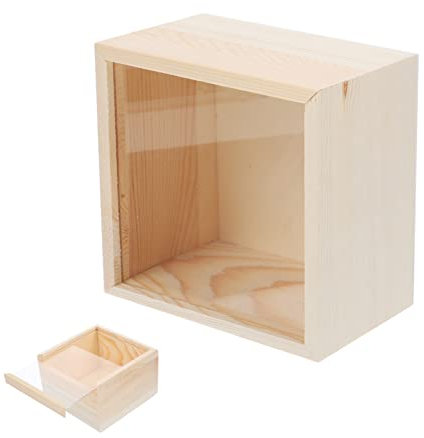 LIFKOME Kasten Aufbewahrungsbox Aus Holz Geschenkpapier Andenken Aus Holz Blumenkästen Erinnerungsboxen Mit Holzkiste Zum Basteln Gleiten Kisten Leer Aus Holz Handschuhfach Rezept Acryl