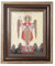 HZMAN St. Gabriel Gemälde, Retro, handgefertigt, gewebt, Heiliger Heiliger Michael, Erzengel, Bild, Poster, Wand-Tischrahmen für Wohnzimmer, Schlafzimmer, 30,5 x 25,4 cm