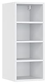 Vicco Badschrank Fame-Line, Badezimmermöbel, Weiß/Weiß, 30 x 72 cm