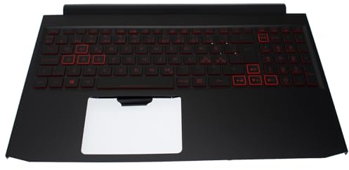 acer Tastatur beleuchtet skandinavisch (Nordic) + Topcase schwarz Aspire Nitro 7 AN715-51 Serie (Original)