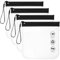 Romon Beauty Case Trasparente, 4 Pezzi Borse Da Toilette Trasparente, Borse da Viaggio Impermeabile, Buste da Viaggio per Liquidi, Cosmetico Trasparente, Beauty Case Viaggio Impermeabile per Cosmetici