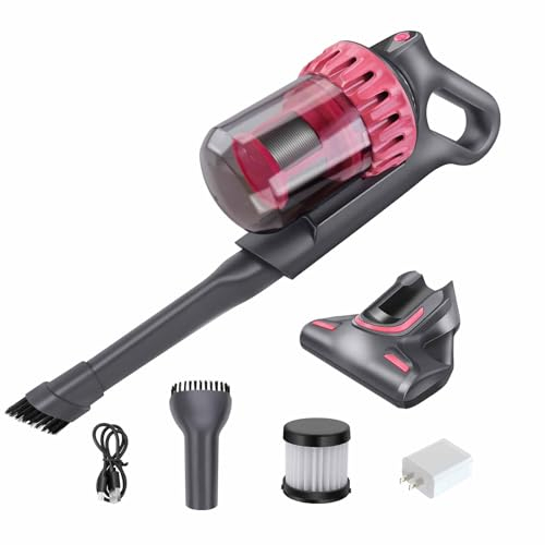 Yiyai Milbensauger mit Staubmilben-Sensor und Intelligente LED-Anzeige, 100W Milbenstaubsauger mit UV-Licht, Ultraschall, Für Allergiker, entfernt Allergene von Matratzen, Betten und Sofas