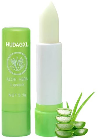 Aloe Vera Lip Balm - Color Changing Lipstick -Moisturizing Aloe Lipstick - Tinted Lip Balm Stain Gloss, Magic Temperature Color Change Lip Stick For Women