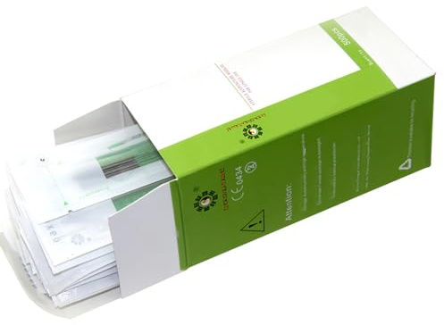 ZHONGYAN TAIHE 500 Pcs Pluma de Acupuntura con Tubo (0.25 * 25mm)