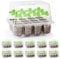 MIXC Seed Trays, 10 Pack 120 Cells Seed Trays for Seedlings Reusable Seed Trays with Lids Propagator Tray Growing Starter Tray, Germination Trays Kit Plastic for Greenhouse/Garden Clear