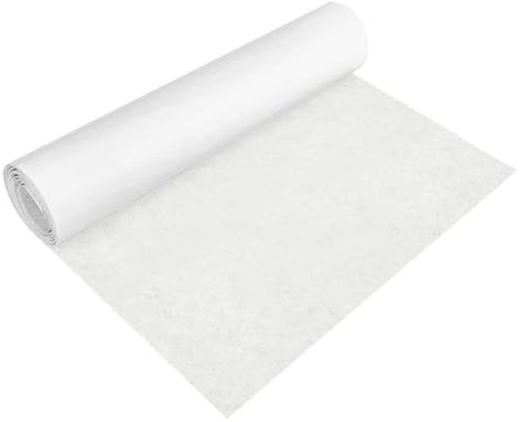 IVEOPPE Tappetino in feltro autoadesivo – 40 x 220 cm, per scatole, liner, sottobicchieri, cassetti, auto, cornici, gambe della sedia, gambe del tavolo, spessore 1 mm (bianco)